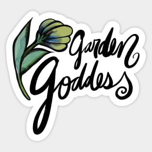 Garden Goddess Green Thumb Sticker